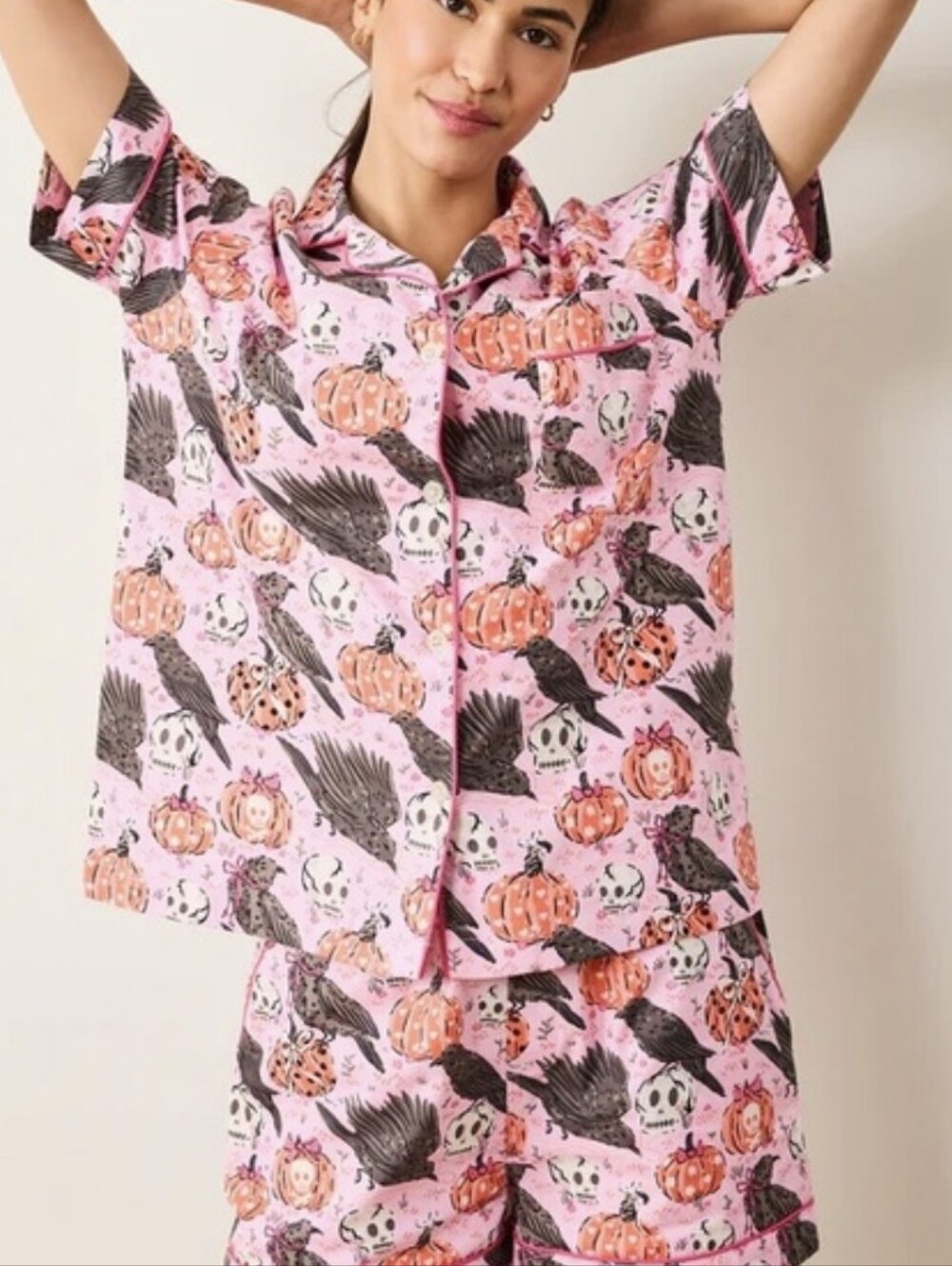 NWT Printfresh Sleepy Hollow Halloween Pajama Set